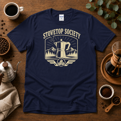 Stovetop Society Coffee T-Shirt