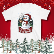 I'm only Jolly after Coffee Christmas T-Shirt Design By Tomi