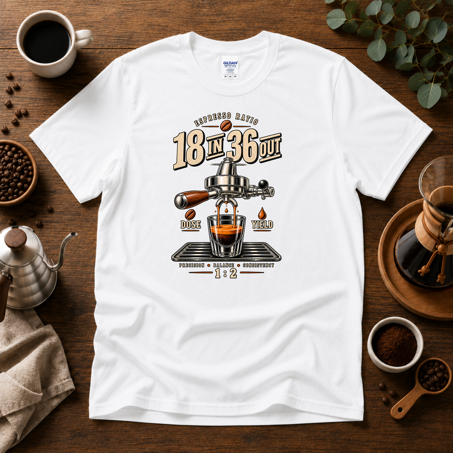 18 In 36 Out Coffee T-shirt