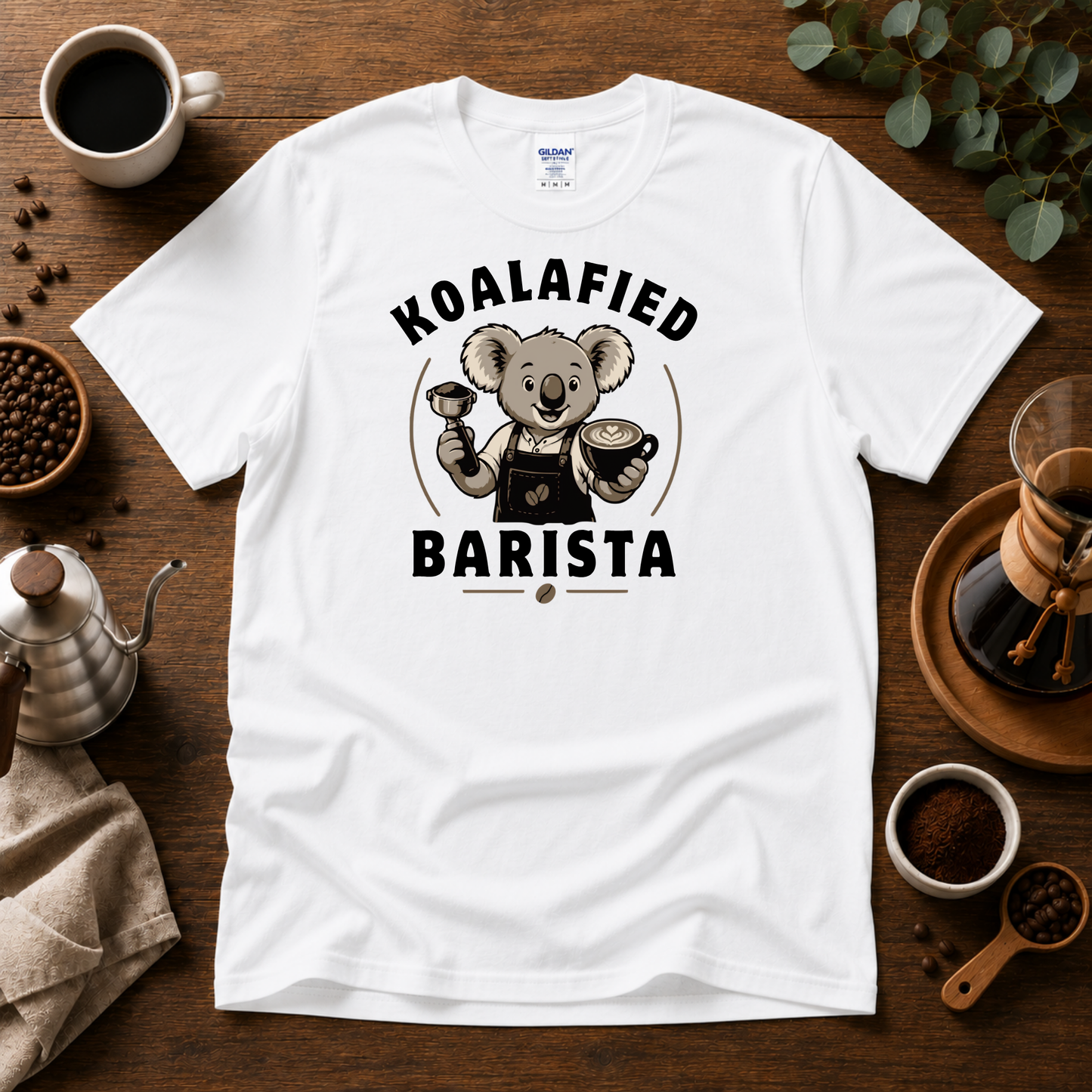 Koalafied Barista Coffee T-Shirt
