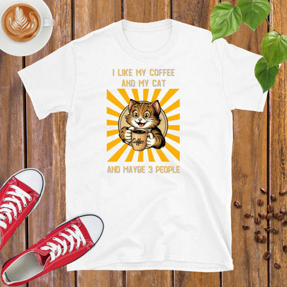 I like my Coffee and my Cat T-shirt