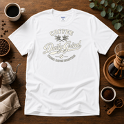Coffee Daily Grind Fresh Batch Roasters Premium Cotton T-Shirt Design By Tomi