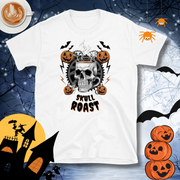 Skull Roast Coffee T-Shirt – Halloween T-Shirt Design By Tomi
