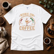Runs On Coffee T-Shirt Design By Tomi