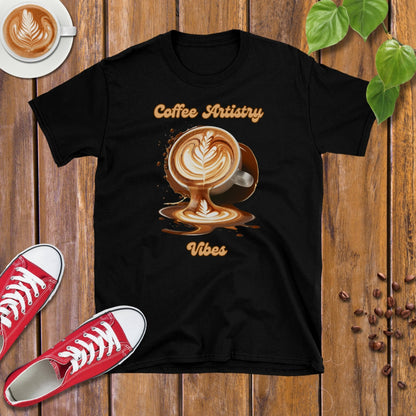 Coffee Artistry Vibes T-shirt - Design By Tomi