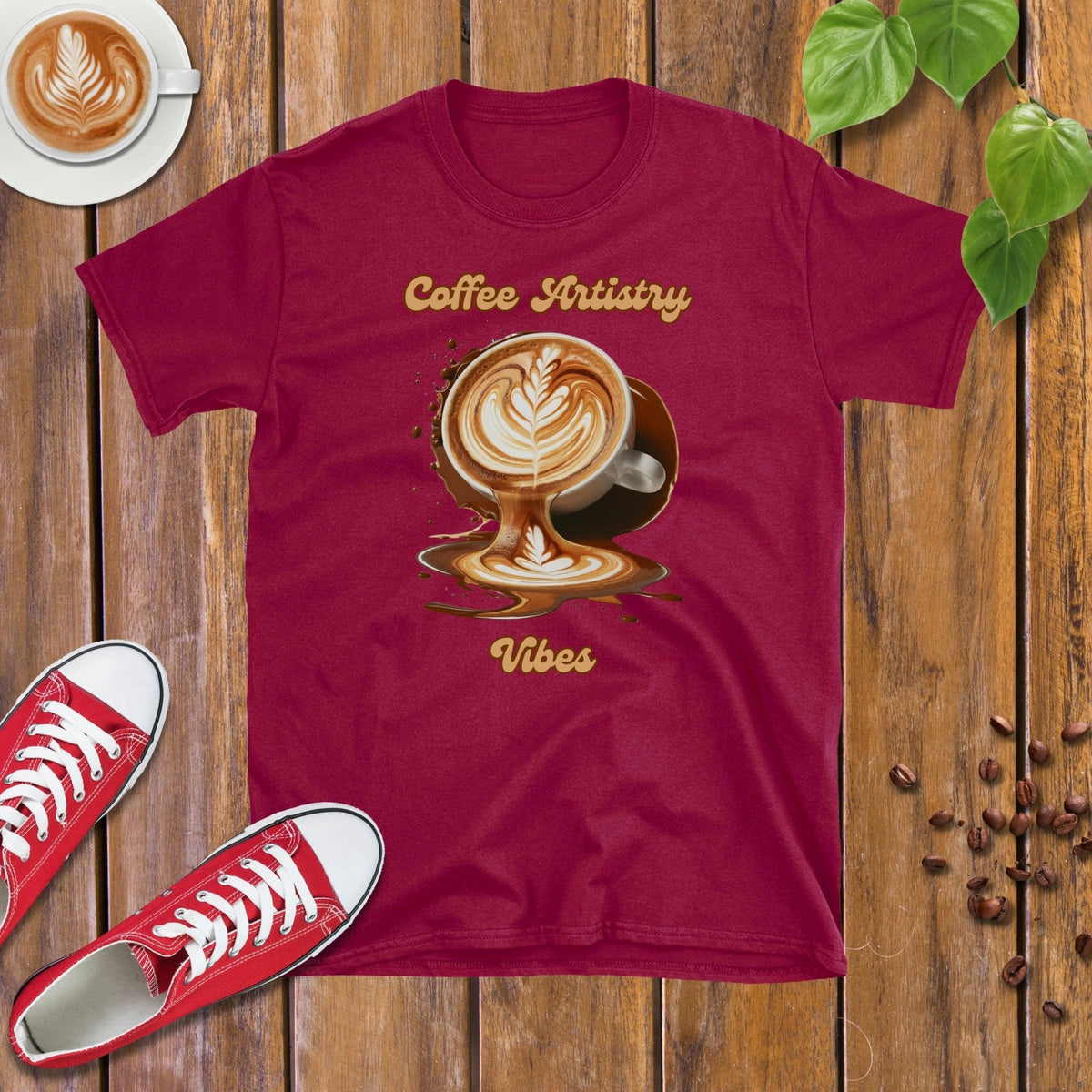 Coffee Artistry Vibes T-shirt - Design By Tomi