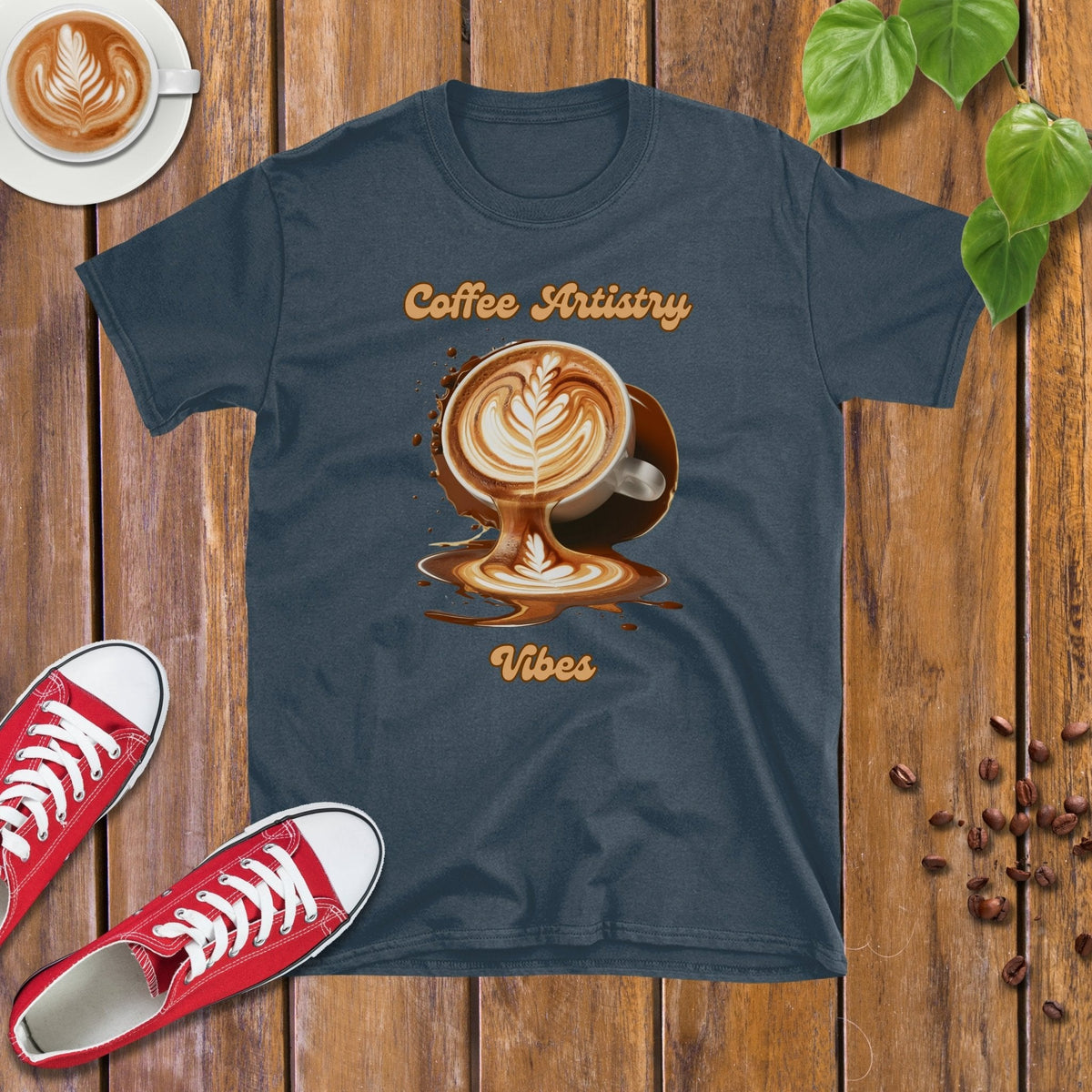Coffee Artistry Vibes T-shirt - Design By Tomi