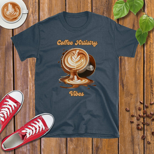 Coffee Artistry Vibes T-shirt - Design By Tomi