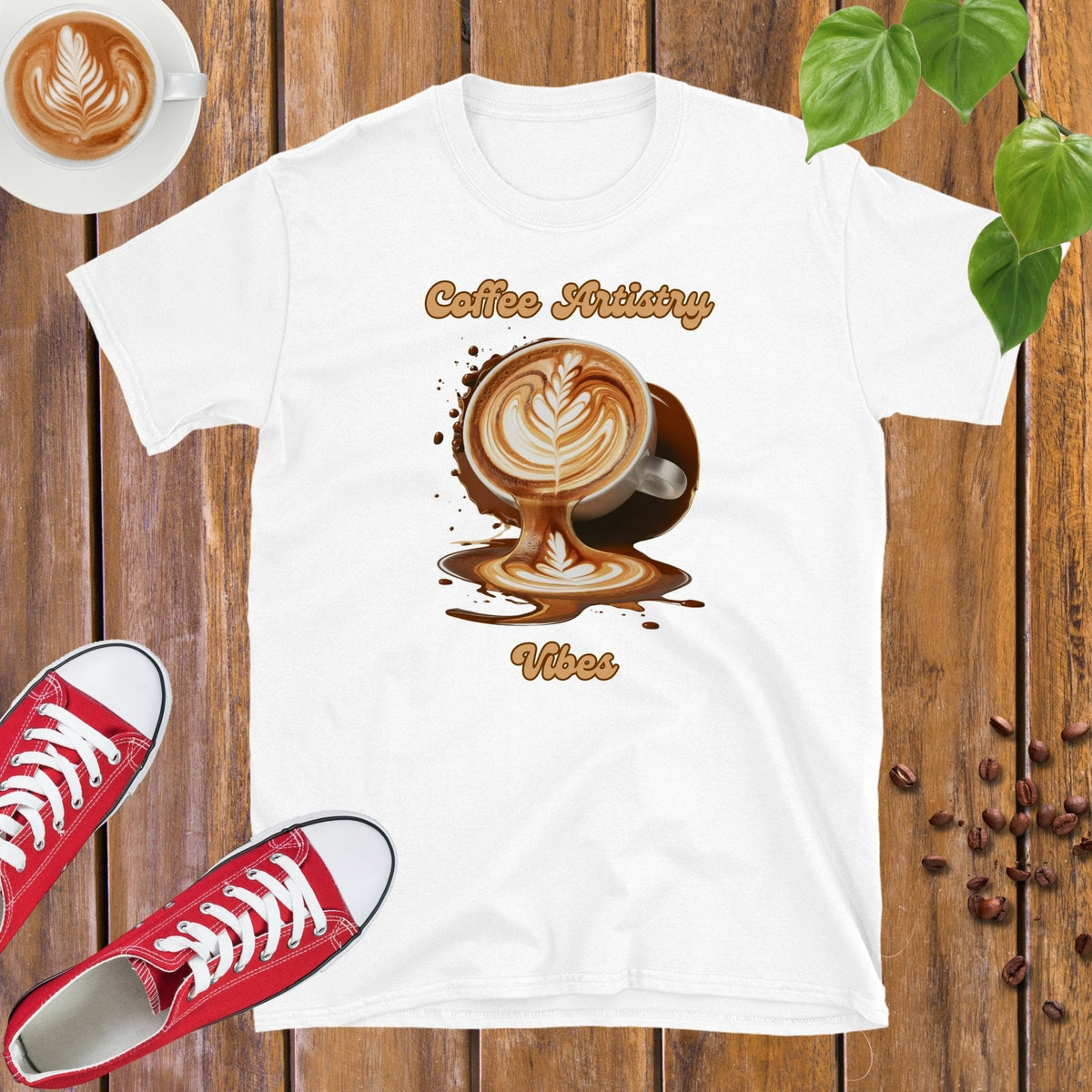 Coffee Artistry Vibes T-shirt - Design By Tomi