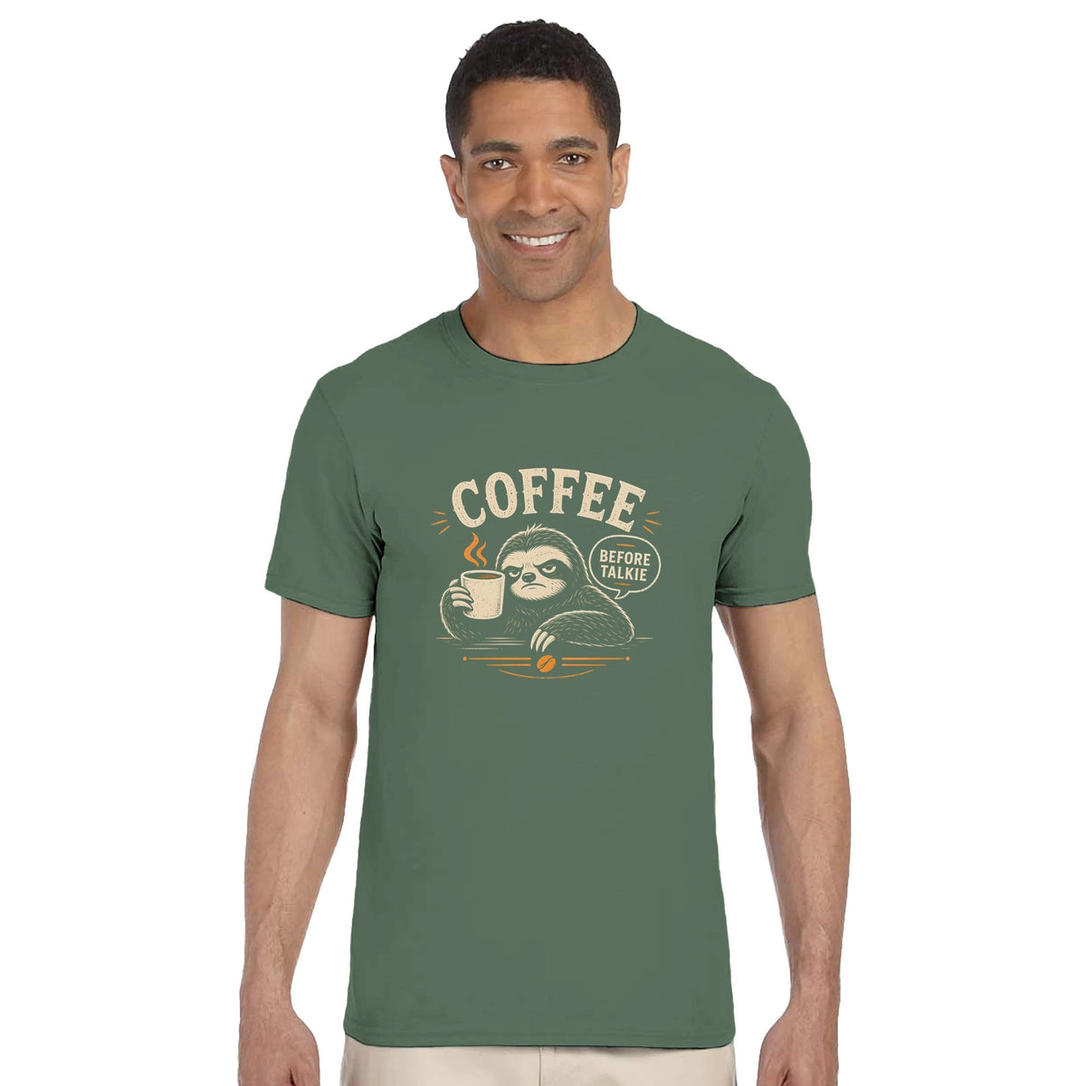Coffee Before Talkie Graphic T-Shirt - Design By Tomi