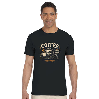 Coffee Before Talkie Graphic T-Shirt - Design By Tomi