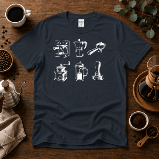 Coffee Gear T-Shirt - Design By Tomi