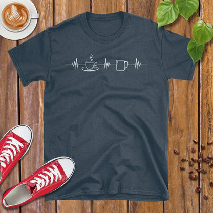 Coffee Heart Beat T-Shirt - Design By Tomi