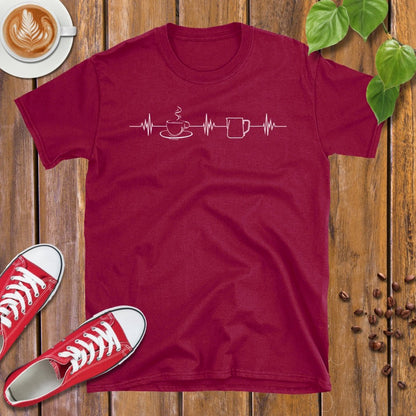 Coffee Heart Beat T-Shirt - Design By Tomi