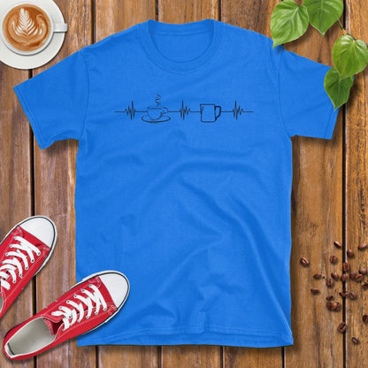 Coffee Heart Beat T-Shirt - Design By Tomi