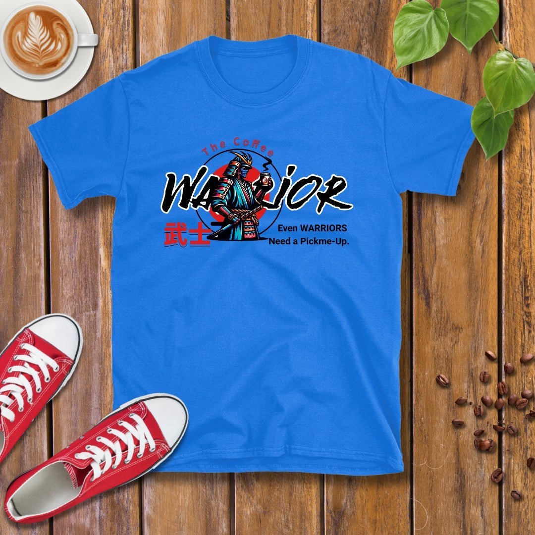Coffee Warrior T-Shirt – Samurai - Design By Tomi