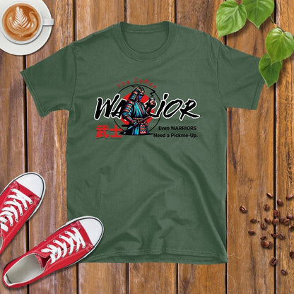 Coffee Warrior T-Shirt – Samurai - Design By Tomi