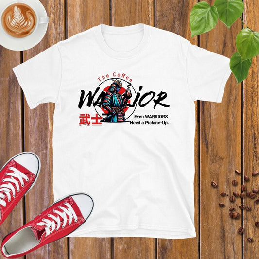 Coffee Warrior T-Shirt – Samurai - Design By Tomi