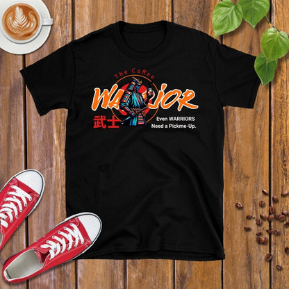 Coffee Warrior T-Shirt – Samurai - Design By Tomi