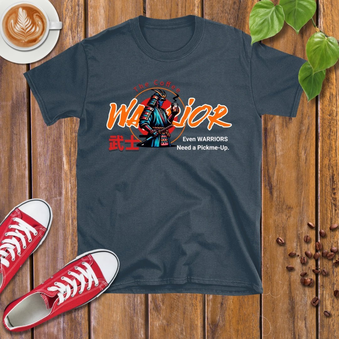 Coffee Warrior T-Shirt – Samurai - Design By Tomi