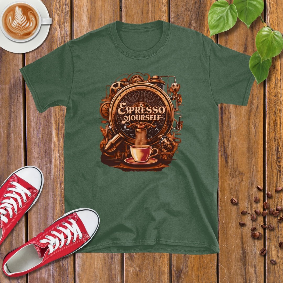 Espresso Yourself Coffee T-shirt - Design By Tomi