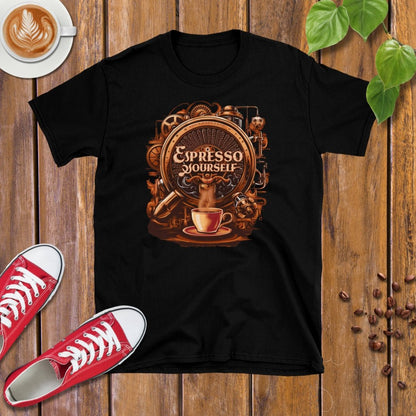 Espresso Yourself Coffee T-shirt - Design By Tomi