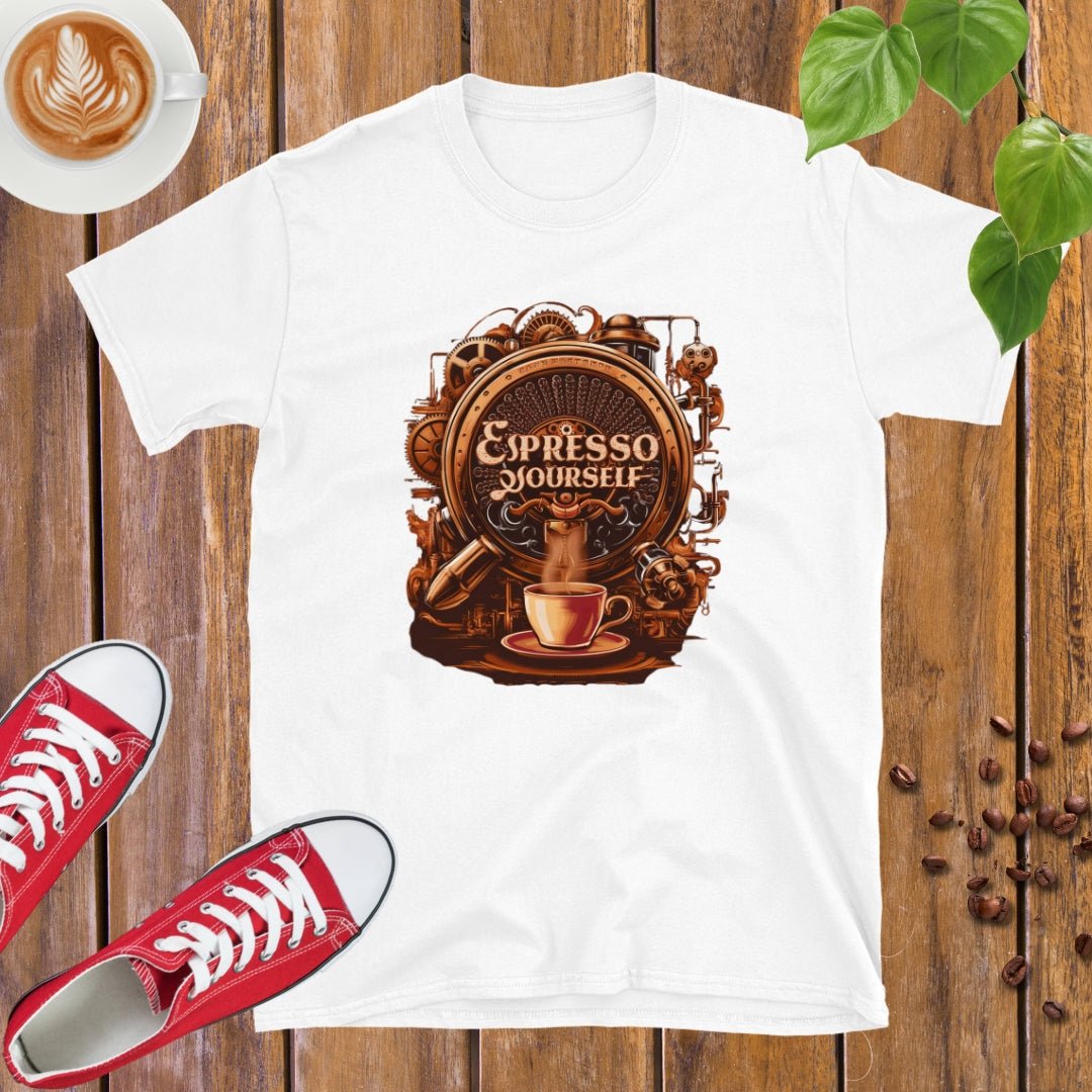 Espresso Yourself Coffee T-shirt - Design By Tomi
