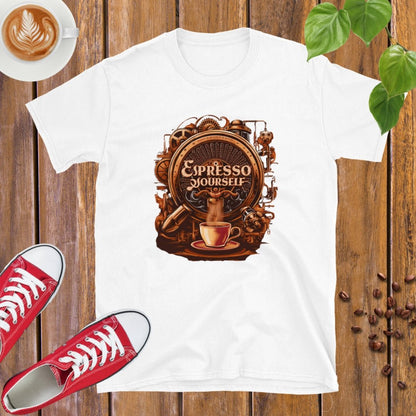 Espresso Yourself Coffee T-shirt - Design By Tomi