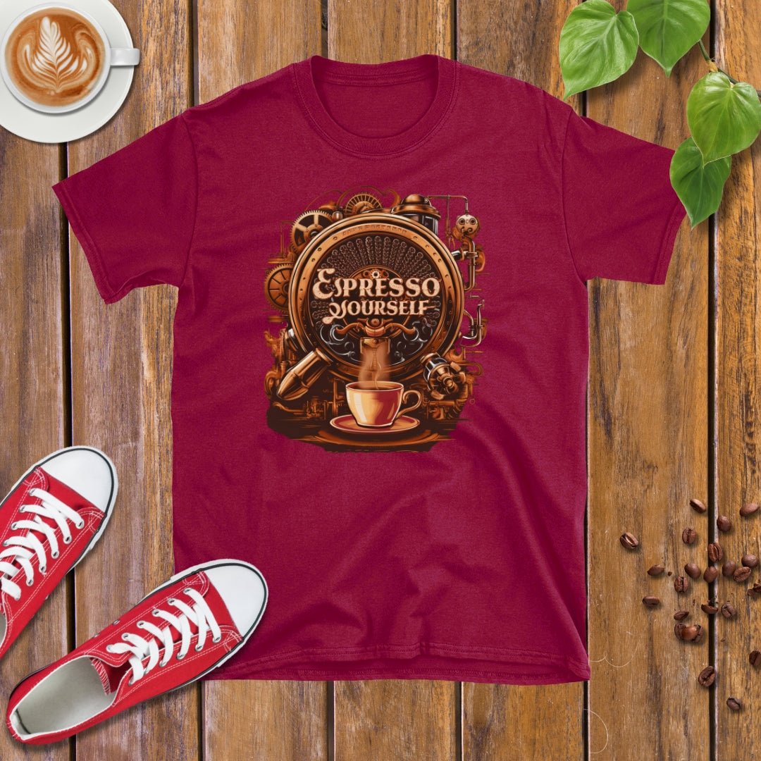 Espresso Yourself Coffee T-shirt - Design By Tomi