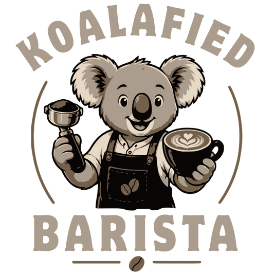Koalafied Barista Coffee T-Shirt - Design By Tomi