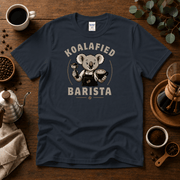Koalafied Barista Coffee T-Shirt - Design By Tomi