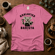 Koalafied Barista Coffee T-Shirt - Design By Tomi
