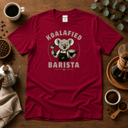 Koalafied Barista Coffee T-Shirt - Design By Tomi