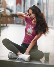 Happy Easter Coffee Style T-Shirt - Colorful Bunny Design with 'Your Eggspresso Awaits' Design By Tomi