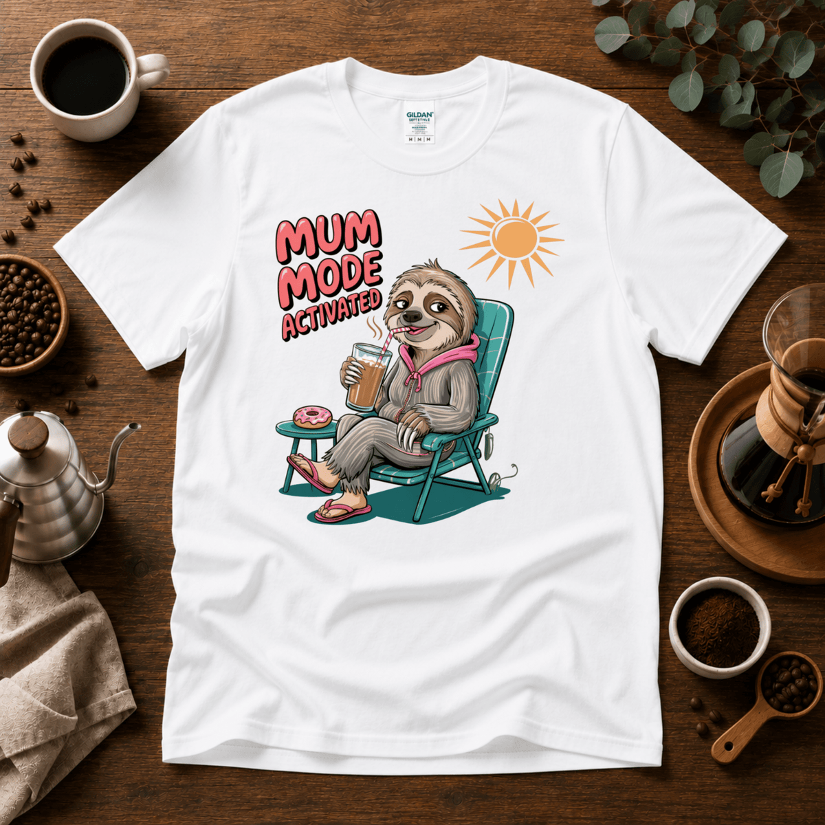 Mum Mode Activated Tee - Design By Tomi