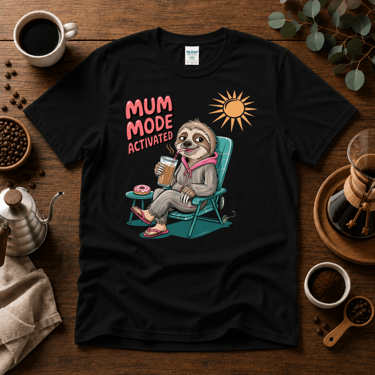 Mum Mode Activated Tee - Design By Tomi
