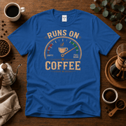 Runs On Coffee T-Shirt - Design By Tomi