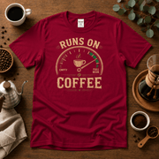 Runs On Coffee T-Shirt - Design By Tomi
