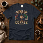 Runs On Coffee T-Shirt - Design By Tomi