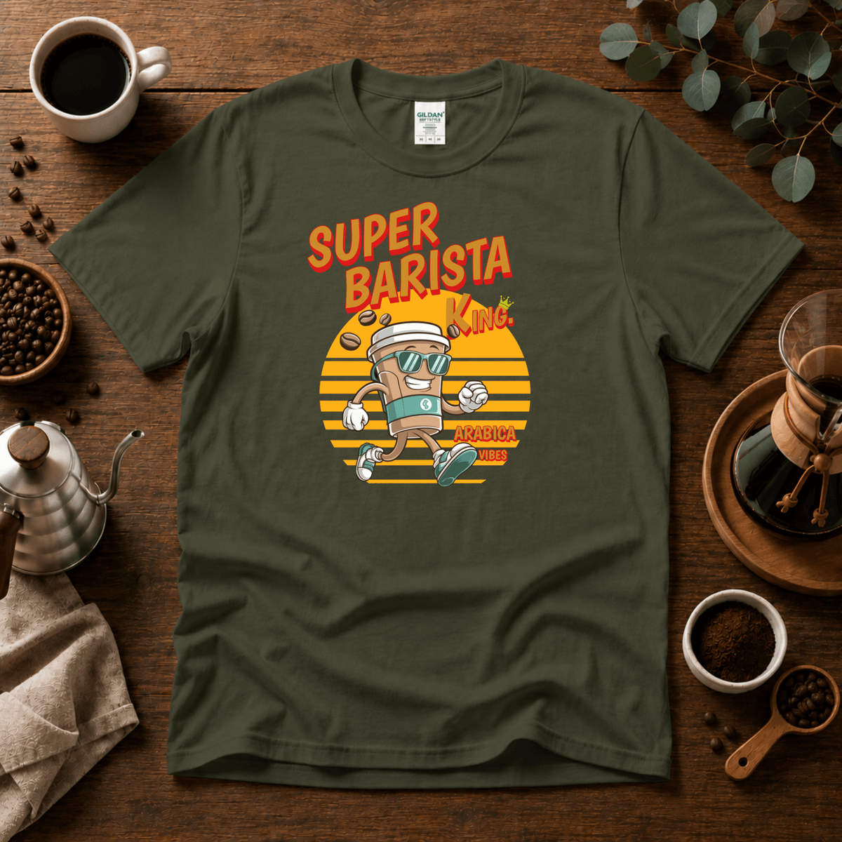 Super Barista T-Shirt - Design By Tomi
